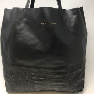 Alice D leather tote